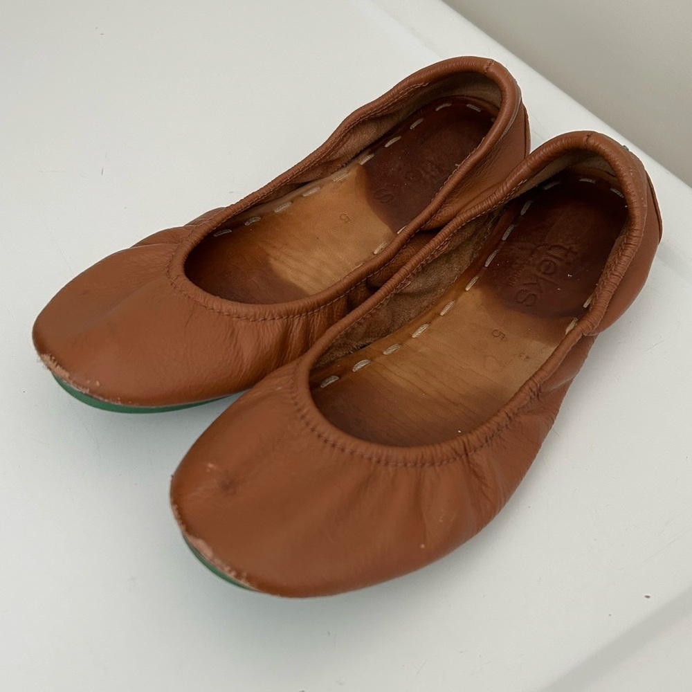 Tieks Ballet Flats Chestnut Brown Size 5